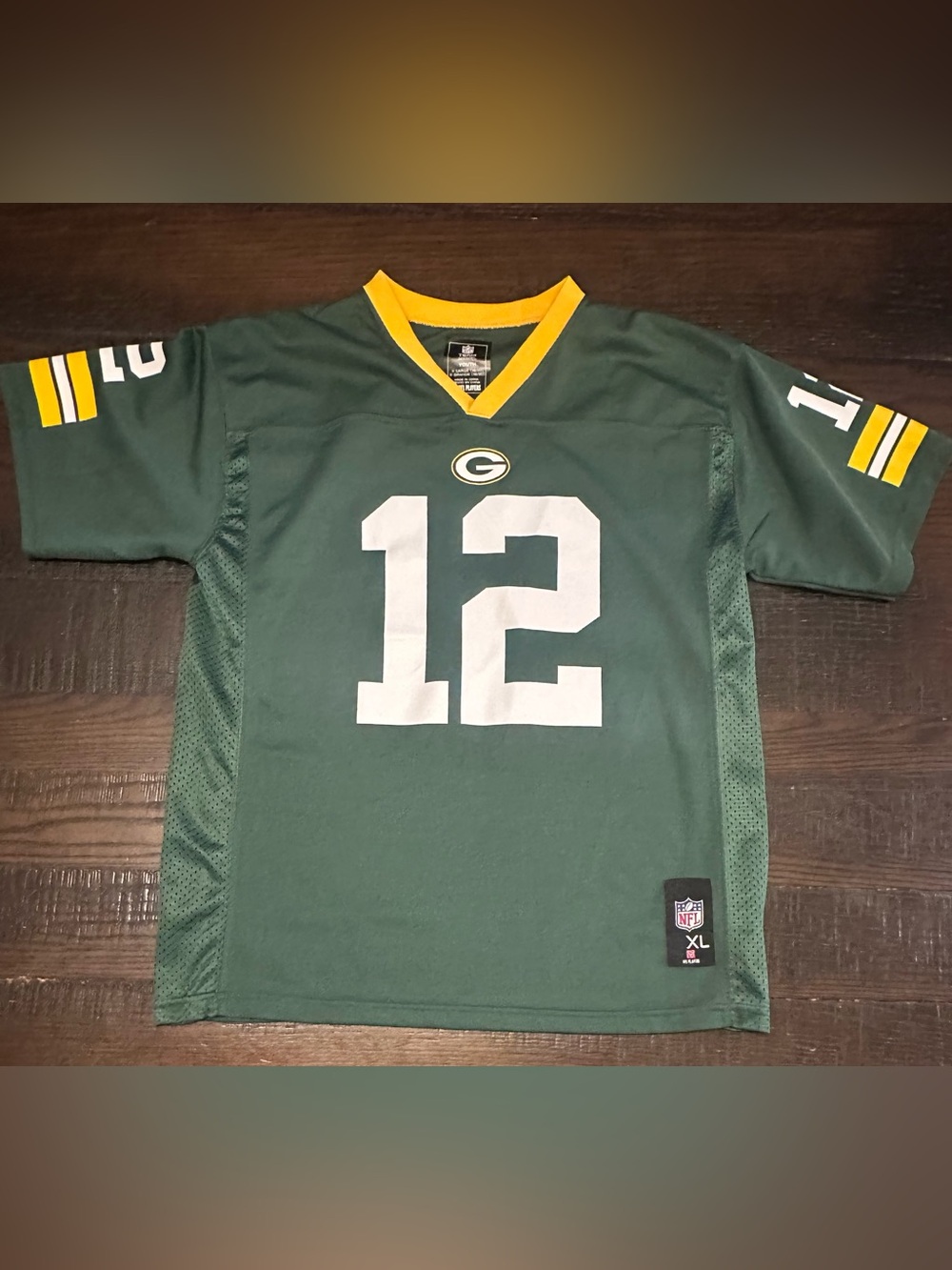 Green Bay Packers NFL Apparel Jersey Aaron Rodgers Green Youth XL
